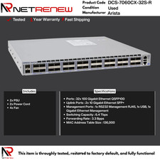 dcs-7060cx-32s-r Module, PLC, LCD, Board, Controller